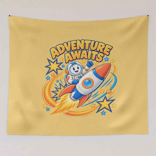 Item preview, Space Adventure - Colorful Rocket designed and sold by PrintGo26.