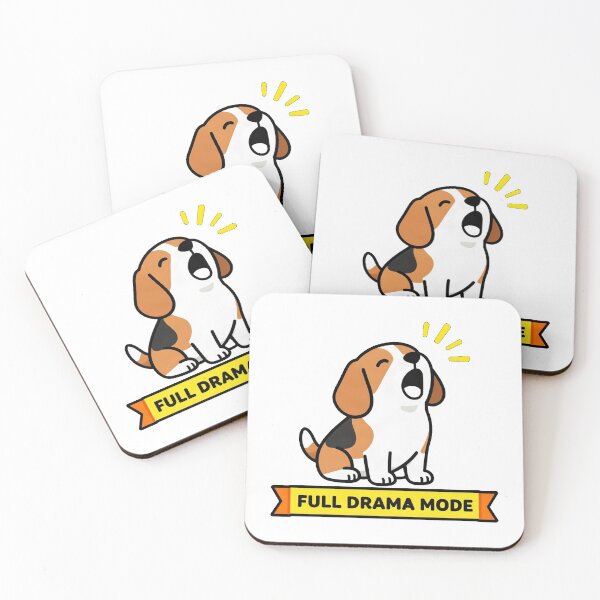 Item preview, Full Drama Mode - Dramatic Beagle Howling Meme designed and sold by Arc2020.