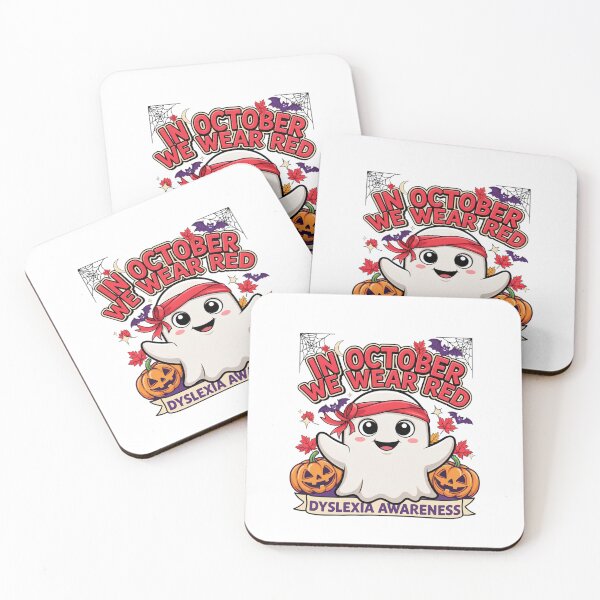 Item preview, In October We Wear Red Dyslexia Awareness designed and sold by Naitsebas.