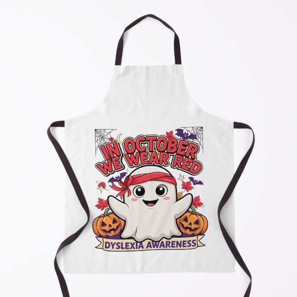 Item preview, In October We Wear Red Dyslexia Awareness designed and sold by Naitsebas.