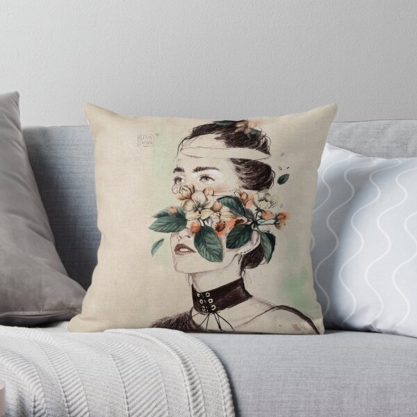 DIVIDED III Throw Pillow