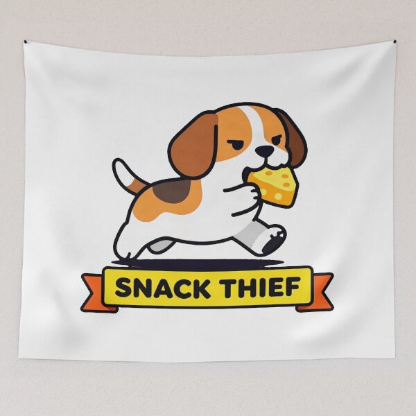 Item preview, Snack Thief - Funny Beagle Chaos Meme designed and sold by Arc2020.