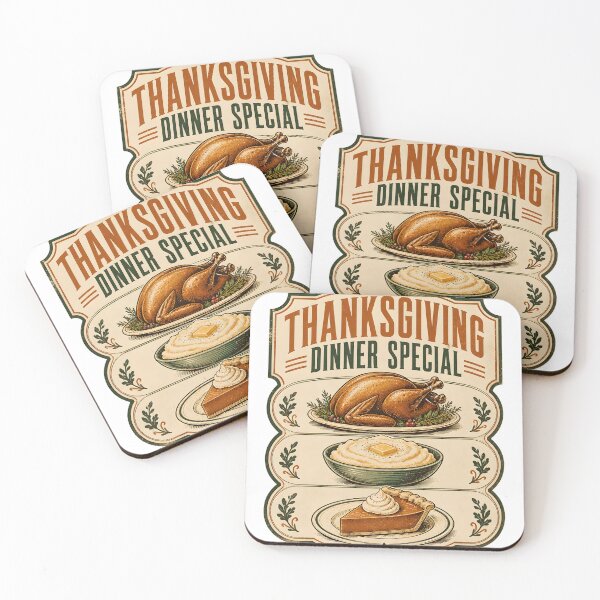 Item preview, Thanksgiving Dinner Special – Vintage Menu Sign designed and sold by OliviaHayesArt.