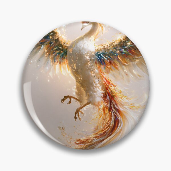 Aperçu de l'œuvre Golden Wings Phoenix créée et vendue par VisionaryVeils.