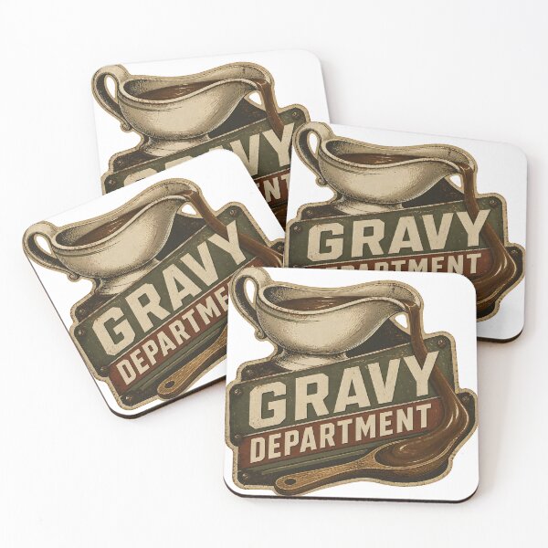 Item preview, Gravy Department – Vintage Thanksgiving Emblem designed and sold by OliviaHayesArt.