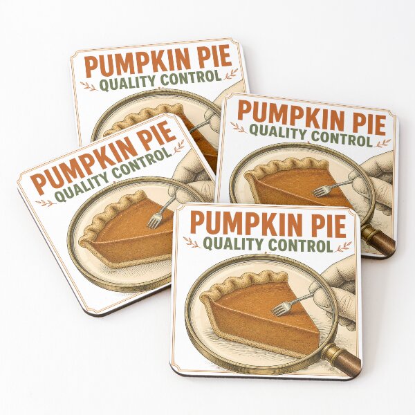 Item preview, Pumpkin Pie Quality Control – Magnifying Glass designed and sold by OliviaHayesArt.