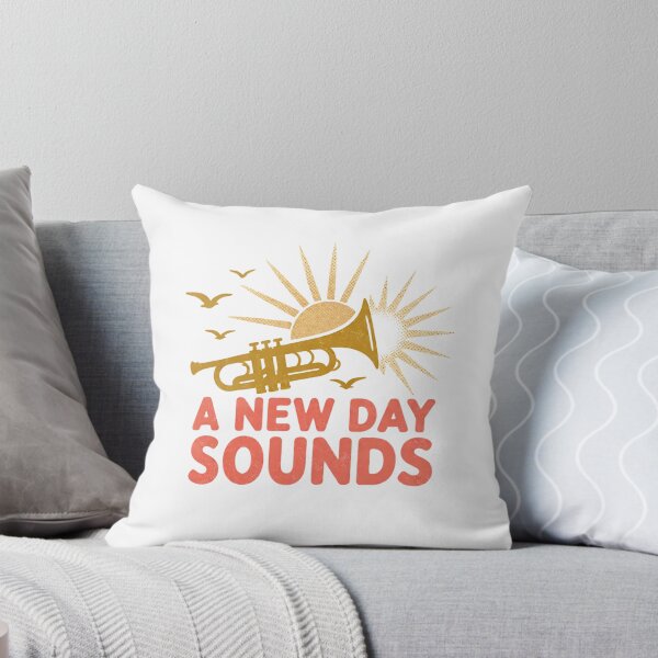 Item preview, A New Day Sounds Vintage Trumpet Art — Retro Jazz & Morning Motivation Gift designed and sold by cannsuh.