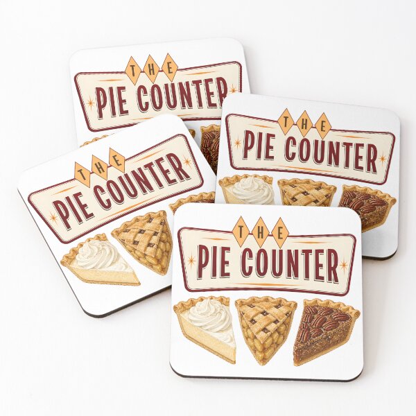 Item preview, Pie Counter – Vintage Bakery Slices designed and sold by OliviaHayesArt.
