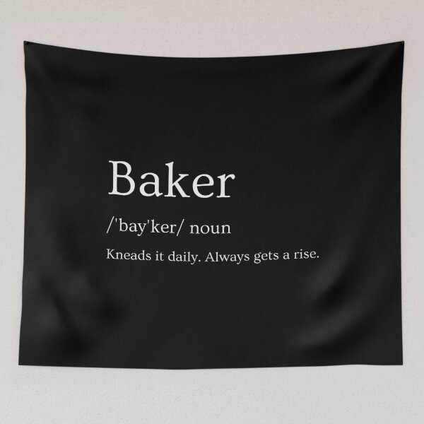 Item preview, Baker Definition - Funny Innuendo Pun (Dark) designed and sold by Chai & Chaos.