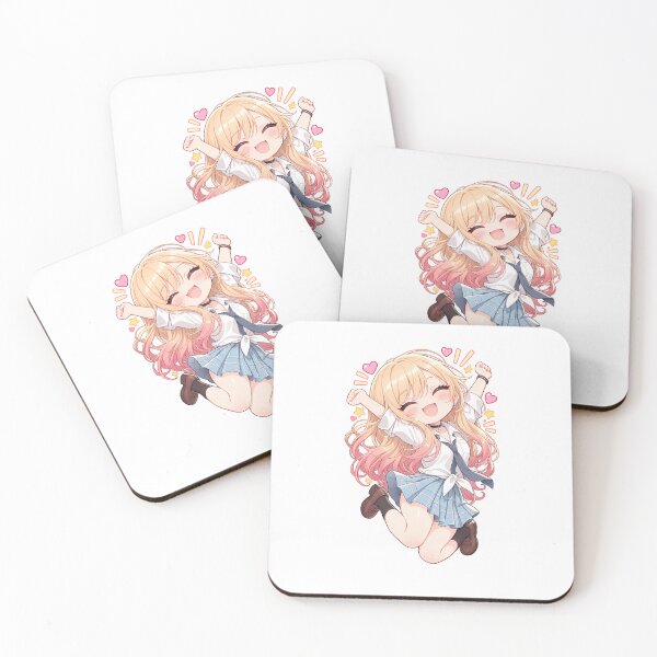 Item preview, Cute Chibi Marin Kitagawa Jumping – My Dress-Up Darling Anime Fanart designed and sold by mumeaw.