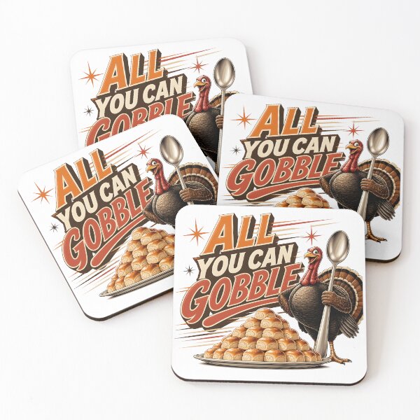 Item preview, All You Can Gobble – Thanksgiving Feast Buffet designed and sold by OliviaHayesArt.
