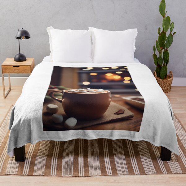 Item preview, Cozy Hot Chocolate by the Fireplace designed and sold by ChromaLens.