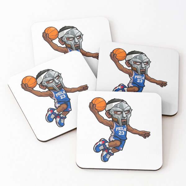 Item preview, Lebron James Sixers-The Masked Villain Dunk – Philly Basketball Art designed and sold by tinydreams10.