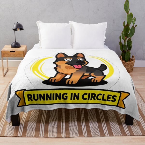 Item preview, Running In Circles - Funny ADHD Procrastination German Shepherd designed and sold by Arc2020.