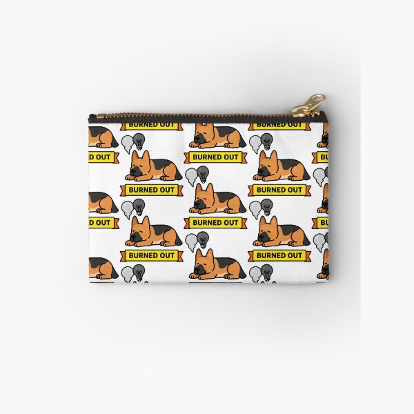 Item preview, Burned Out - Funny German Shepherd ADHD Burnout Meme designed and sold by Arc2020.