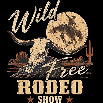 Artwork thumbnail, Wild Free Rodeo Show by AvahPace