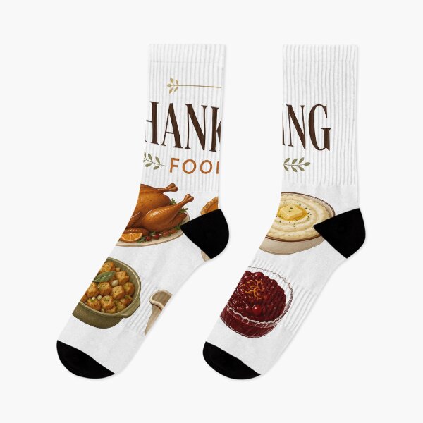 Item preview, The Thanksgiving Food Chart – Traditional Dishes designed and sold by KristenosNehk.