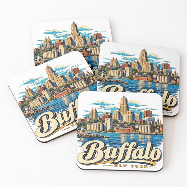 Item preview, Vintage Buffalo New York Travel Souvenir Landmark Gift designed and sold by MichaeIRellov.