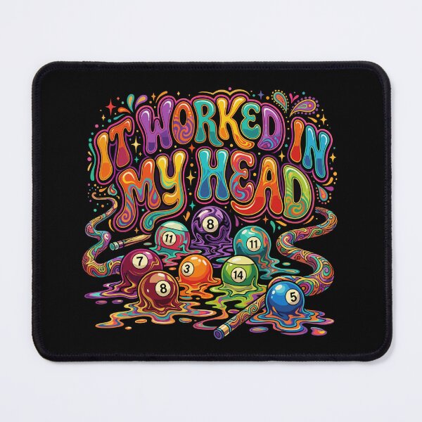 Item preview, It Worked In My Head Pool Player Billiard Game Lover designed and sold by SofiBlair.