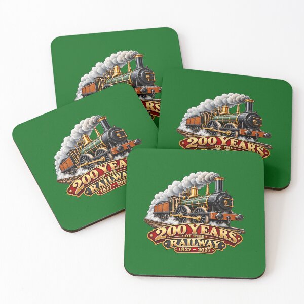 Item preview, 200 Years of the Railway 1827–2027 Vintage Steam Train Anniversary designed and sold by Genius Geek.