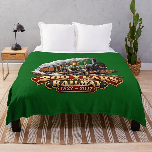 Item preview, 200 Years of the Railway 1827–2027 Vintage Steam Train Anniversary designed and sold by Genius Geek.
