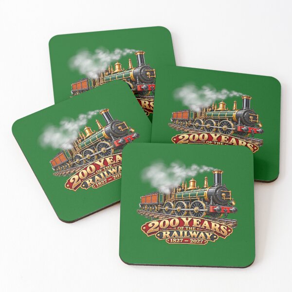 Item preview, 200 Years of the Railway 1827–2027 Vintage Steam Train Anniversary designed and sold by Genius Geek.