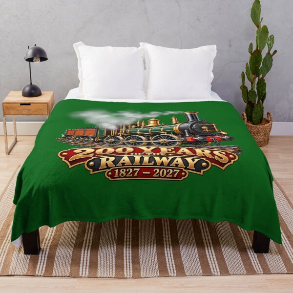Item preview, 200 Years of the Railway 1827–2027 Vintage Steam Train Anniversary designed and sold by Genius Geek.