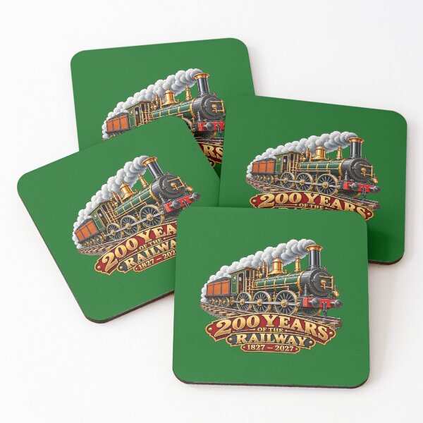 Item preview, 200 Years of the Railway 1827–2027 Vintage Steam Train Anniversary designed and sold by Genius Geek.