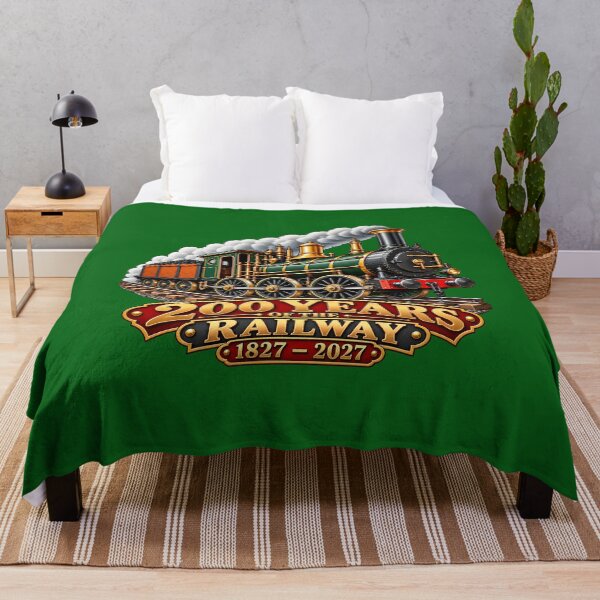 Item preview, 200 Years of the Railway 1827–2027 Vintage Steam Train Anniversary designed and sold by Genius Geek.