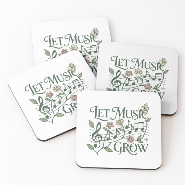 Item preview, Let Music Grow Botanical Art — Vintage Plant Lover & Music Teacher Gift designed and sold by cannsuh.