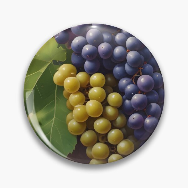 Item preview, Grapes with Vine Leaves Painted Art designed and sold by ChromaLens.