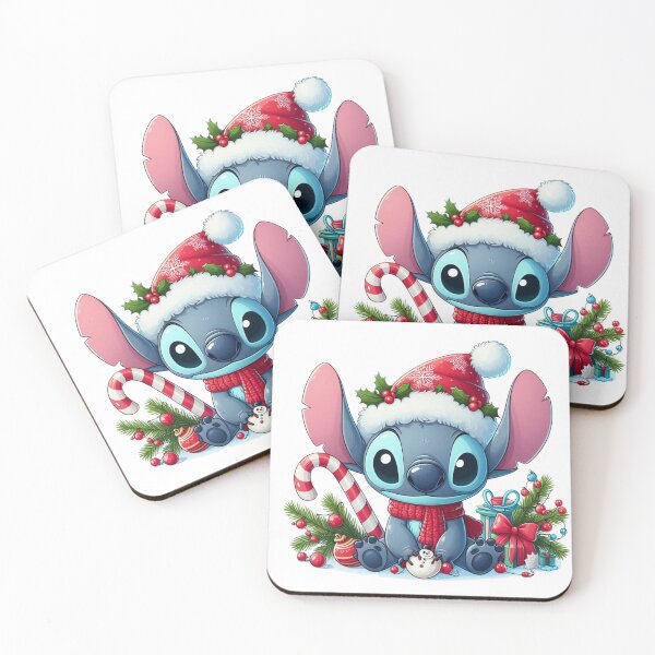 Item preview, Stitch Winter Christmas Snowman Red – Cute Kawaii Retro Holiday Aesthetic Design designed and sold by rfd2.