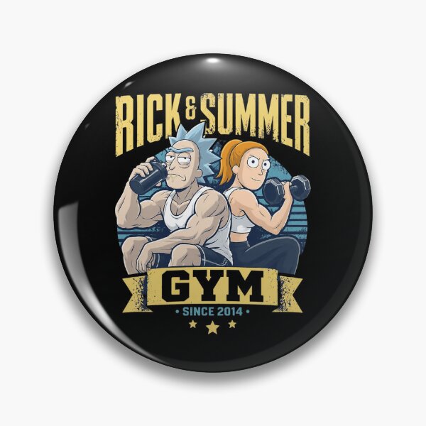 Item preview, Rick And Summer Gym designed and sold by Hnsstudio51.