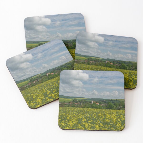 Item preview, Sunny Rapeseed Fields and Picturesque Rural Village designed and sold by AngelusH.