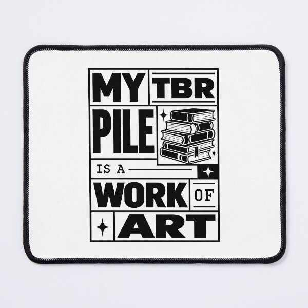 Item preview, My TBR Pile Is A Work Of Art Minimalist Reader designed and sold by Win Hardy.