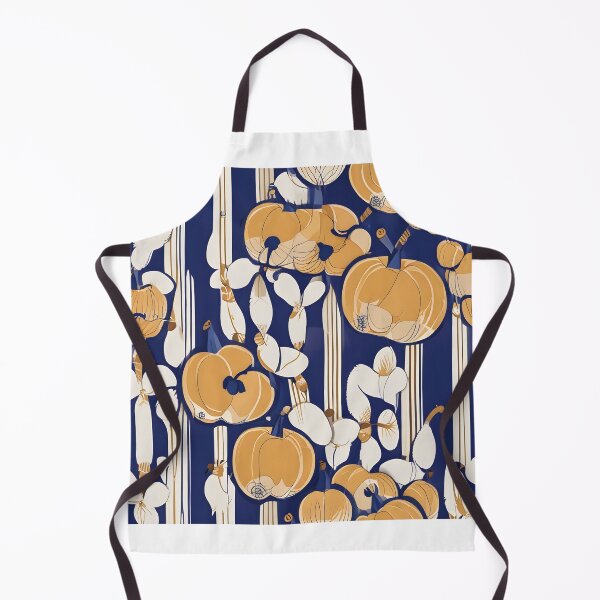 Item preview, Harvest Pumpkins and Apples Seamless Pattern designed and sold by ChromaLens.
