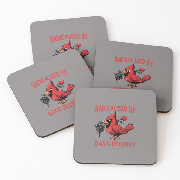Item preview, Radicalized By Basic Decency Cardinal Bird-51 designed and sold by LeaCalloway.