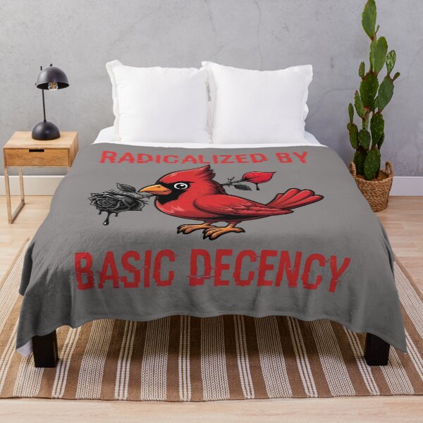 Item preview, Radicalized By Basic Decency Cardinal Bird-51 designed and sold by LeaCalloway.
