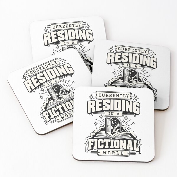 Item preview, Currently Residing In A Fictional World Typography designed and sold by Win Hardy.