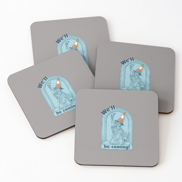 Item preview, Statue of Liberty Cone We'll Be Coming Scot-87 designed and sold by larsxWillecke.