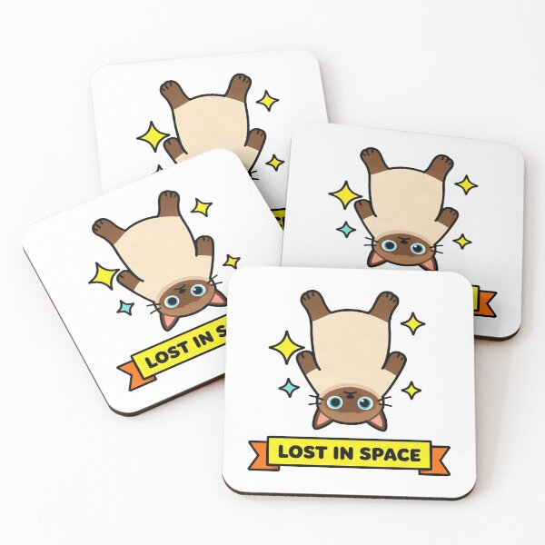 Item preview, Lost In Space - Funny ADHD Siamese Cat Meme designed and sold by Arc2020.