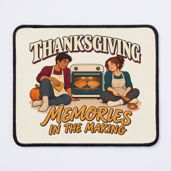 Item preview, Thanksgiving Memories In The Making Baking Couple designed and sold by MythicCotton.