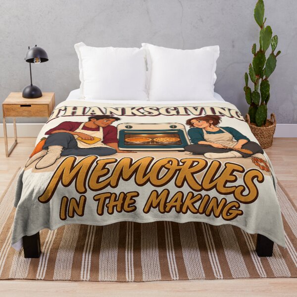 Item preview, Thanksgiving Memories In The Making Baking Couple designed and sold by MythicCotton.