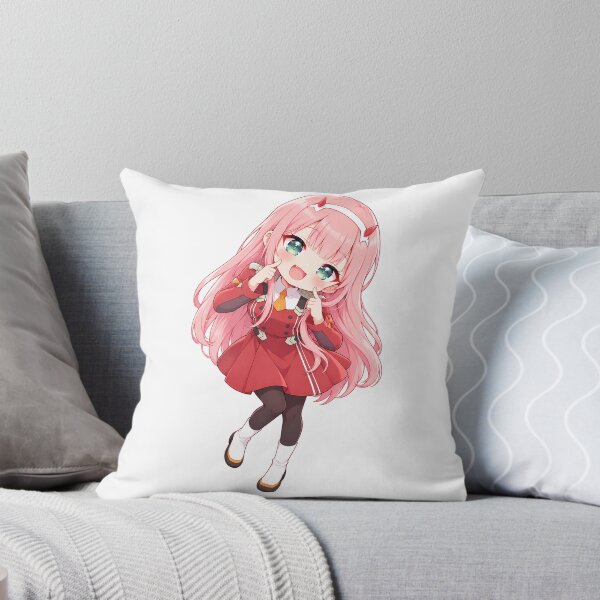 Item preview, Lindo uniforme escolar de Zero Two en estilo chibi – Fanart del anime Darling in the Franxx designed and sold by mumeaw.