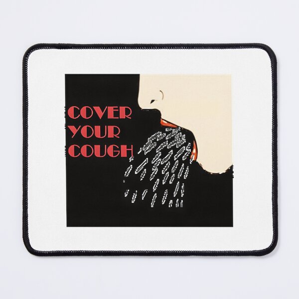 Item preview, Cover Your Cough Stop The Spread Inspire Heroic Health Awareness Design designed and sold by Levelere.