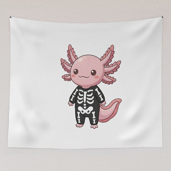 Item preview, Cute Skeleton Onesie Axolotl Costume designed and sold by Ella_Sketch.