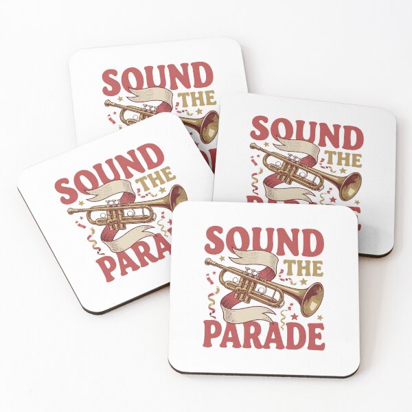 Item preview, Sound The Parade Vintage Trumpet Art — Retro Marching Band & Brass Player Gift designed and sold by cannsuh.
