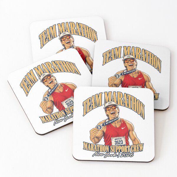 Item preview, Custom Marathon Support Crew Shirt, Funny Running Group Shirt designed and sold by dennismarvin827.