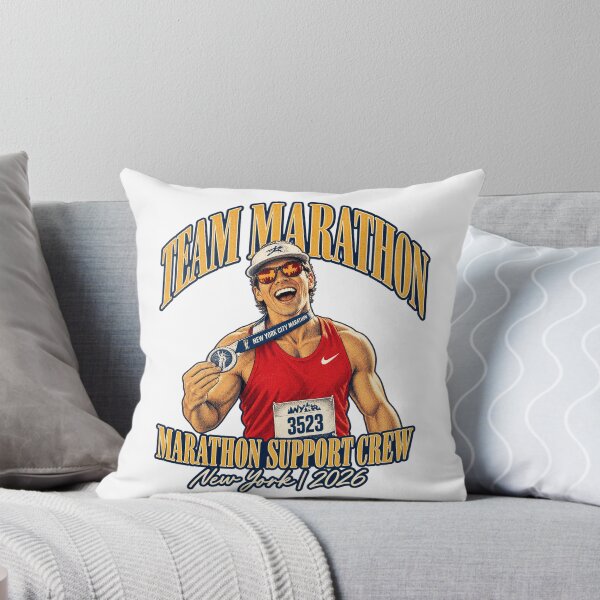 Item preview, Custom Marathon Support Crew Shirt, Funny Running Group Shirt designed and sold by dennismarvin827.