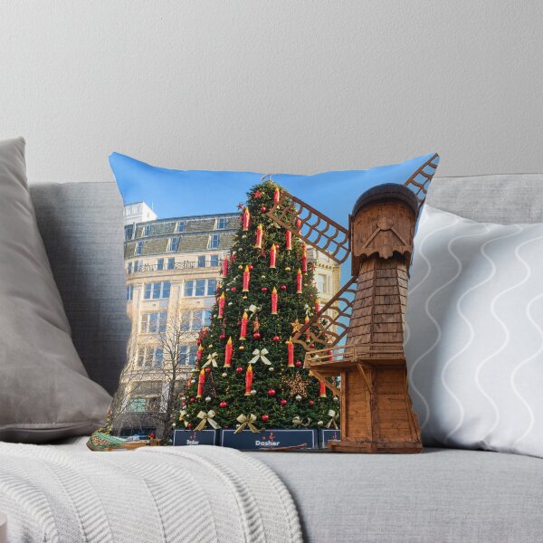 Item preview, Birmingham Christmas Market, Festive Tree & Windmill designed and sold by Astute-Artio-Photography.